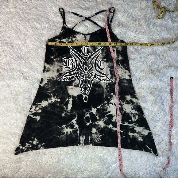 Tie dye baphomet tank top - Picture 4 of 8